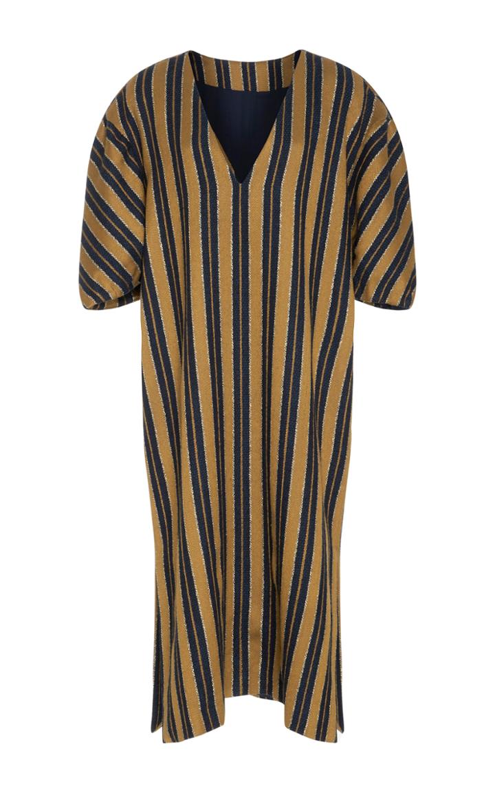 By. Bonnie Young Striped V-neck Dress