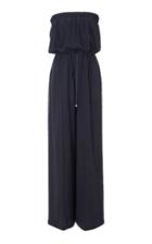 Goen.j Strapless Side Lace Trimmed Jumpsuit