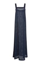 Adriana Degreas Perforated Long Tank Dress