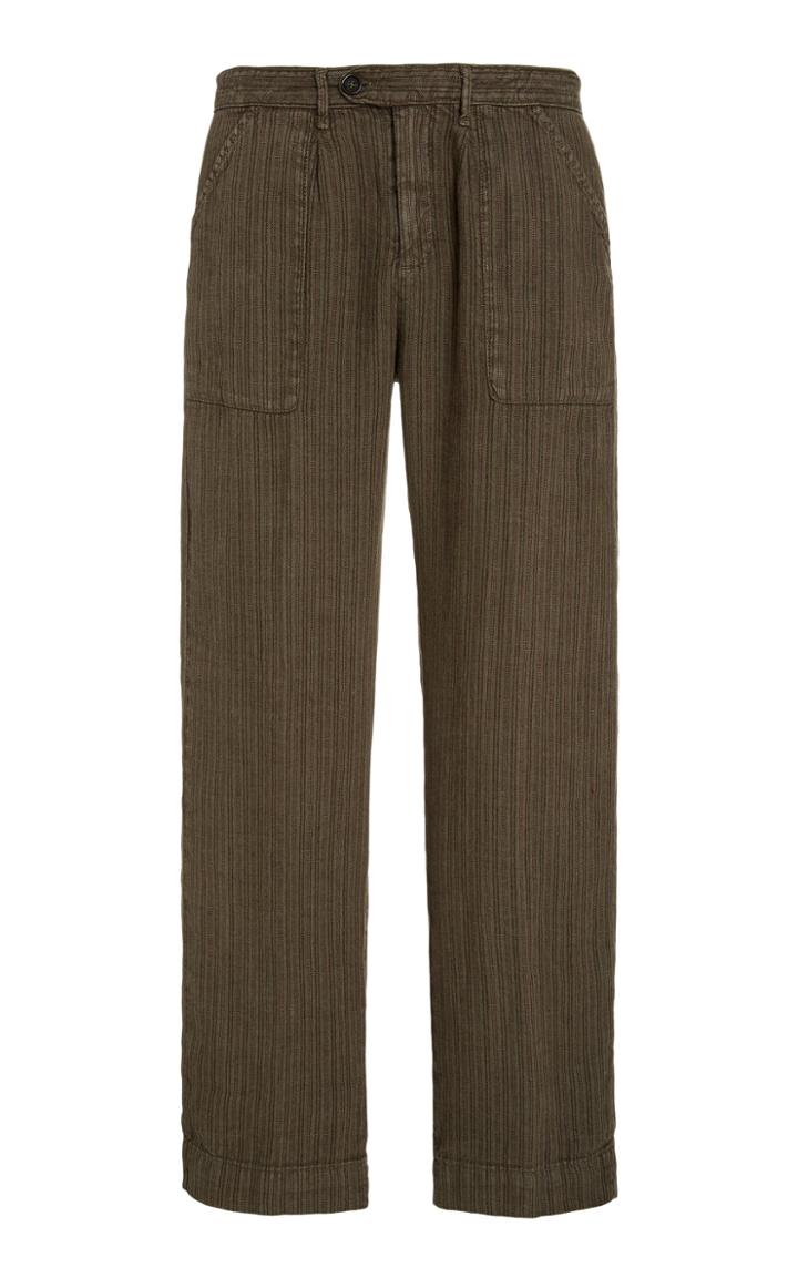 Massimo Alba Linen Straight-leg Pants