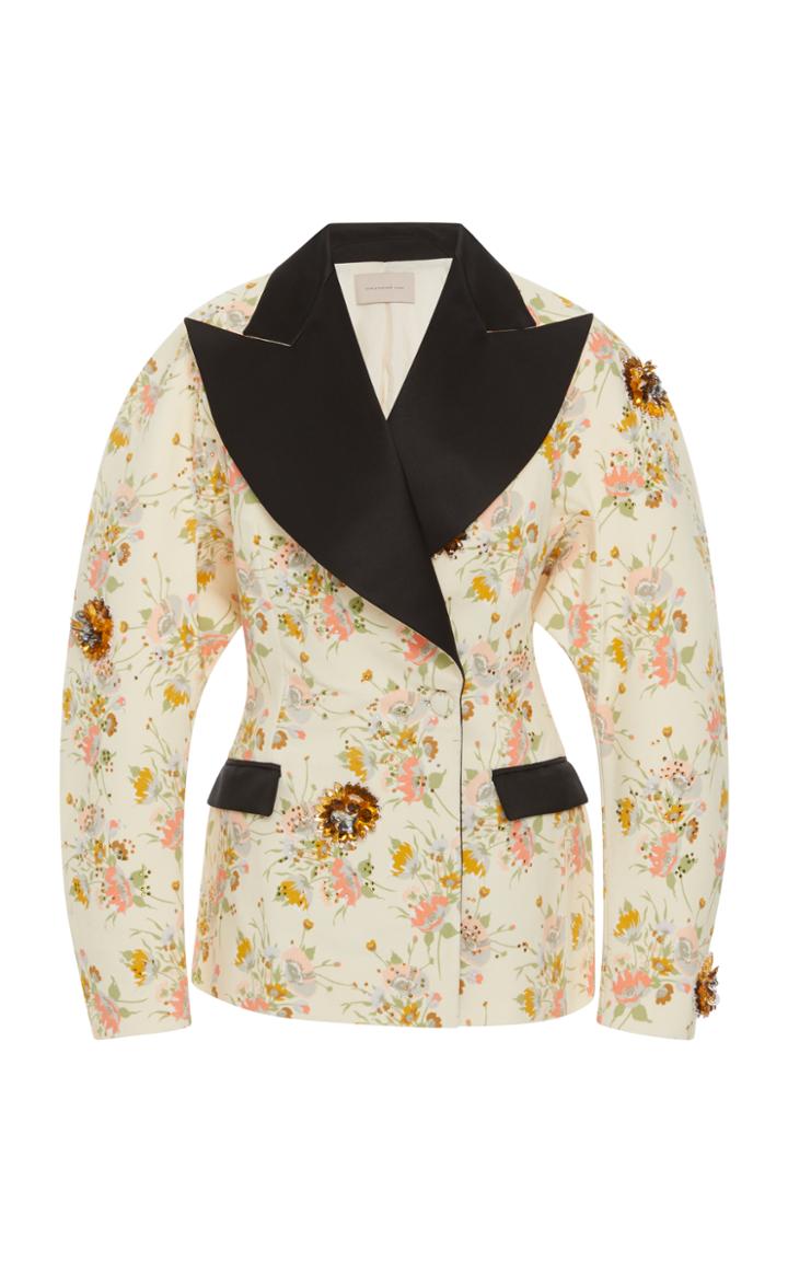 Christopher Kane Archive Floral Double Breasted Jacket