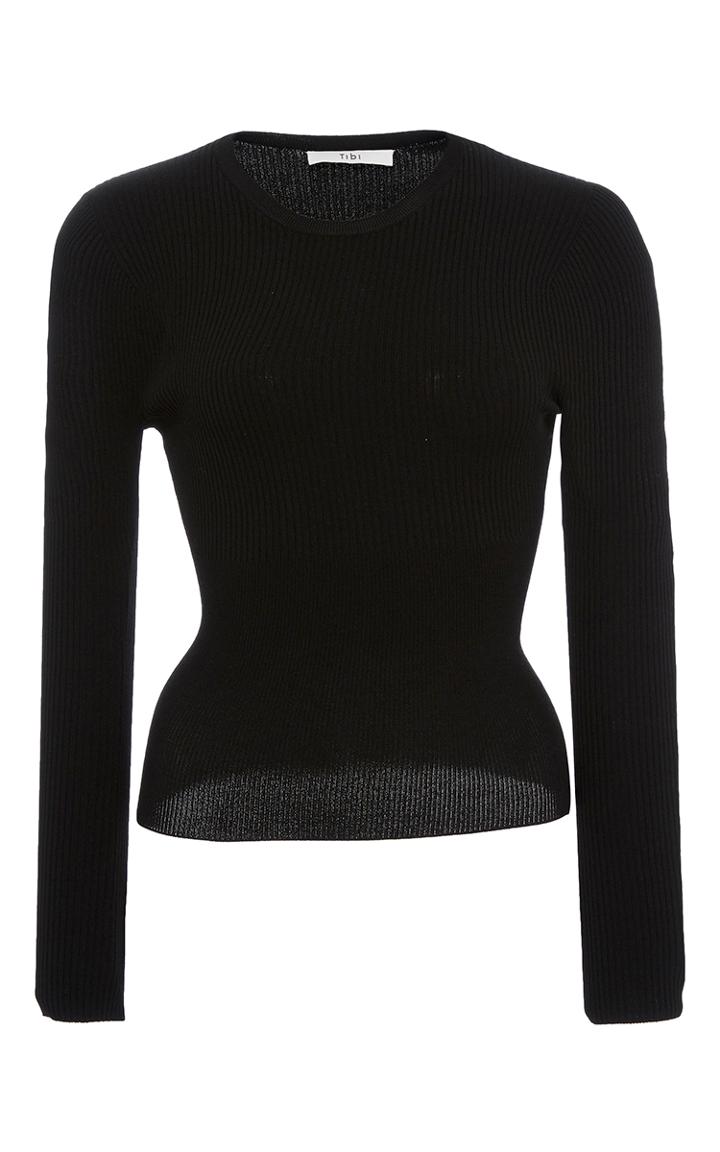 Tibi Corset Waisted Pullover