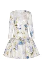 Moda Operandi Rodarte Floral Sequined Mini Dress Size: 6