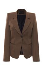 Ann Demeulemeester Twill Single-breasted Blazer
