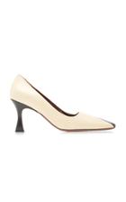 Manu Atelier Duck Two-tone Leather Pumps Size: 37