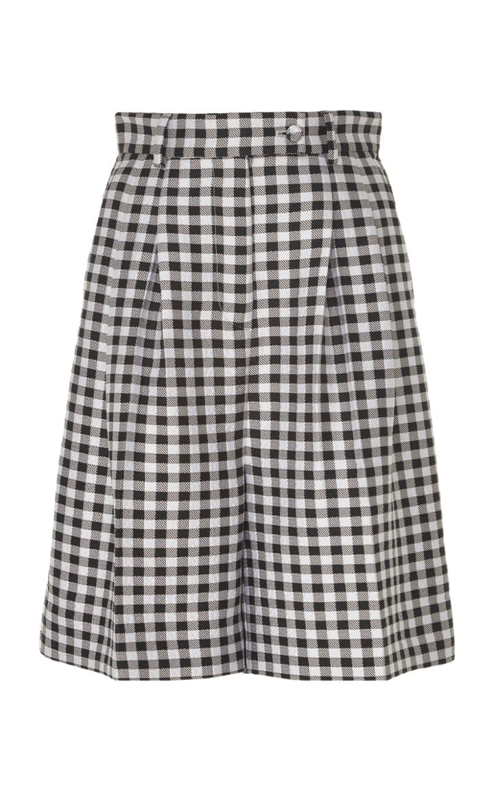 Moda Operandi Emilia Wickstead Ginham Shorts Size: 8