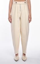 Moda Operandi Jil Sander High-waisted Cotton Cargo Trousers