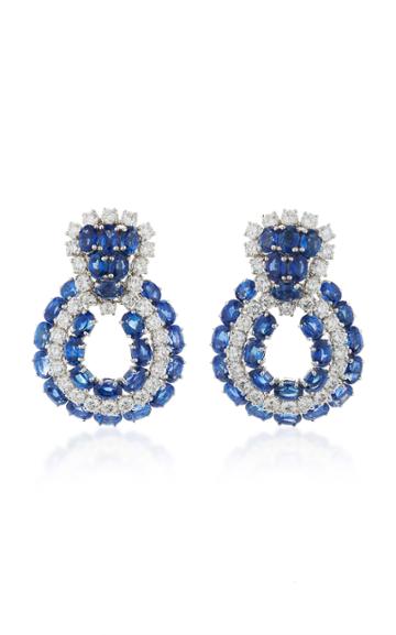 Bayco Sapphire & Diamond Earrings