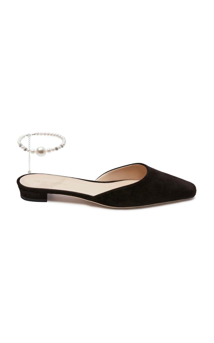 Magda Butrym Greece Suede Mules