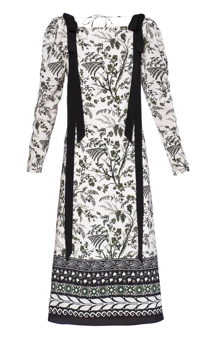 Moda Operandi Erdem Lucrece Tie-shoulder Silk Dress