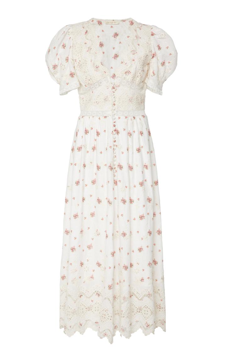 Loveshackfancy Stacy Eyelet Cotton Dress