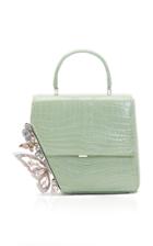 Ming Ray Claudia Top Handle Bag In Crocodile