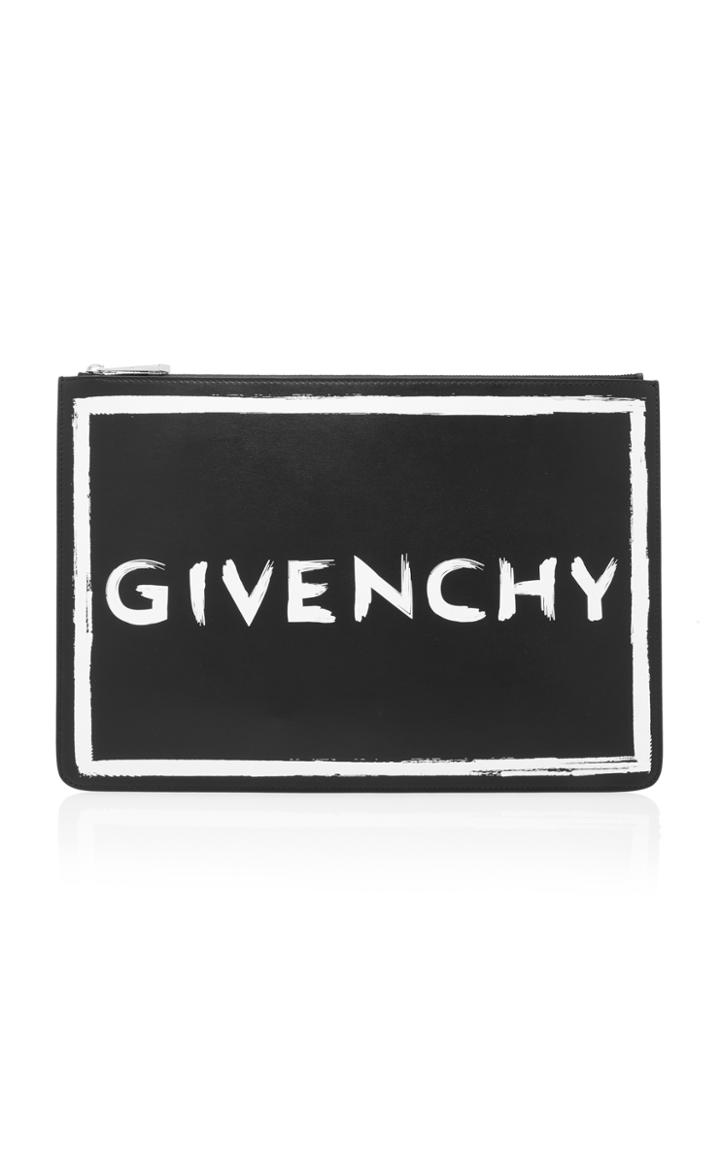 Givenchy Printed Leather Pouch