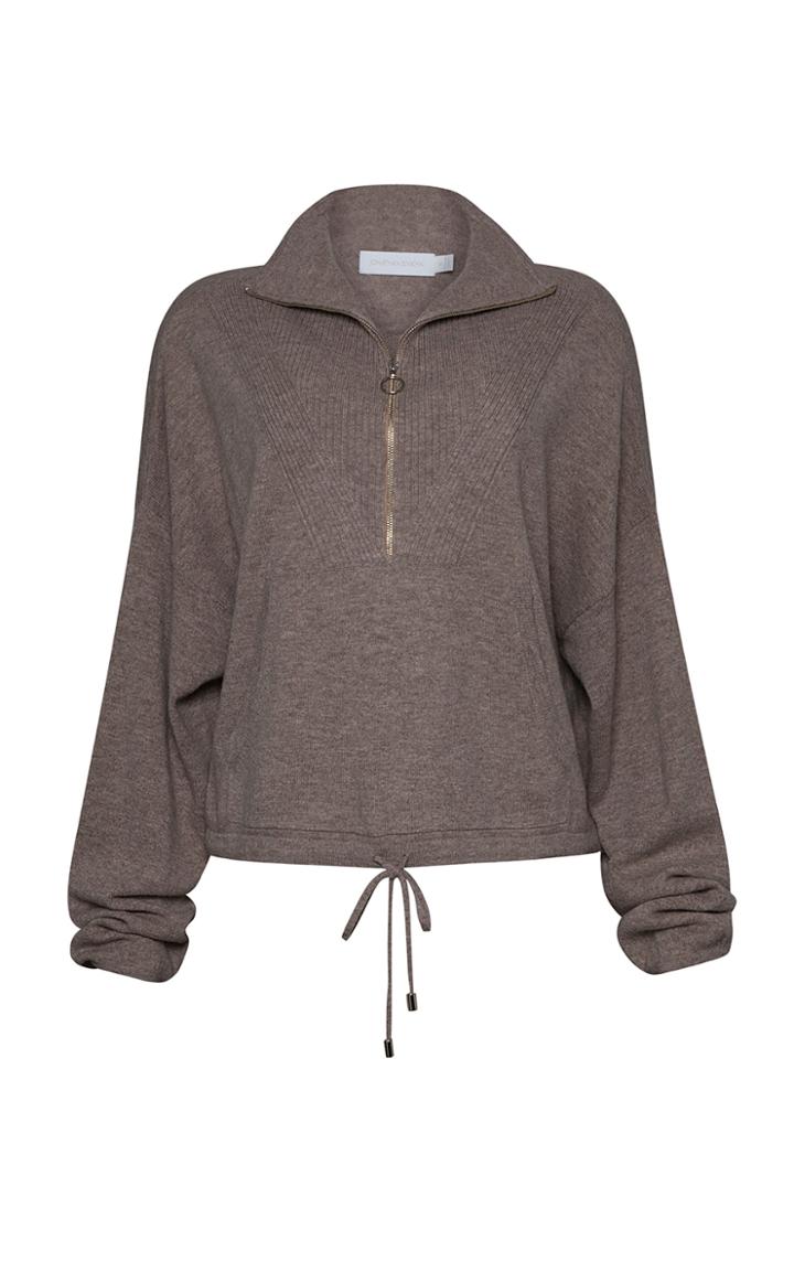 Moda Operandi Jonathan Simkhai Hana Half Zip Knit Pullover