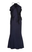 Jason Wu Collection Ruffled Backless Satin Dress