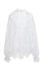 Christopher Kane Long Sleeve Organza Blouse