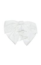 Moda Operandi Attico Bow-detailed Cotton-blend Cropped Top Size: 38