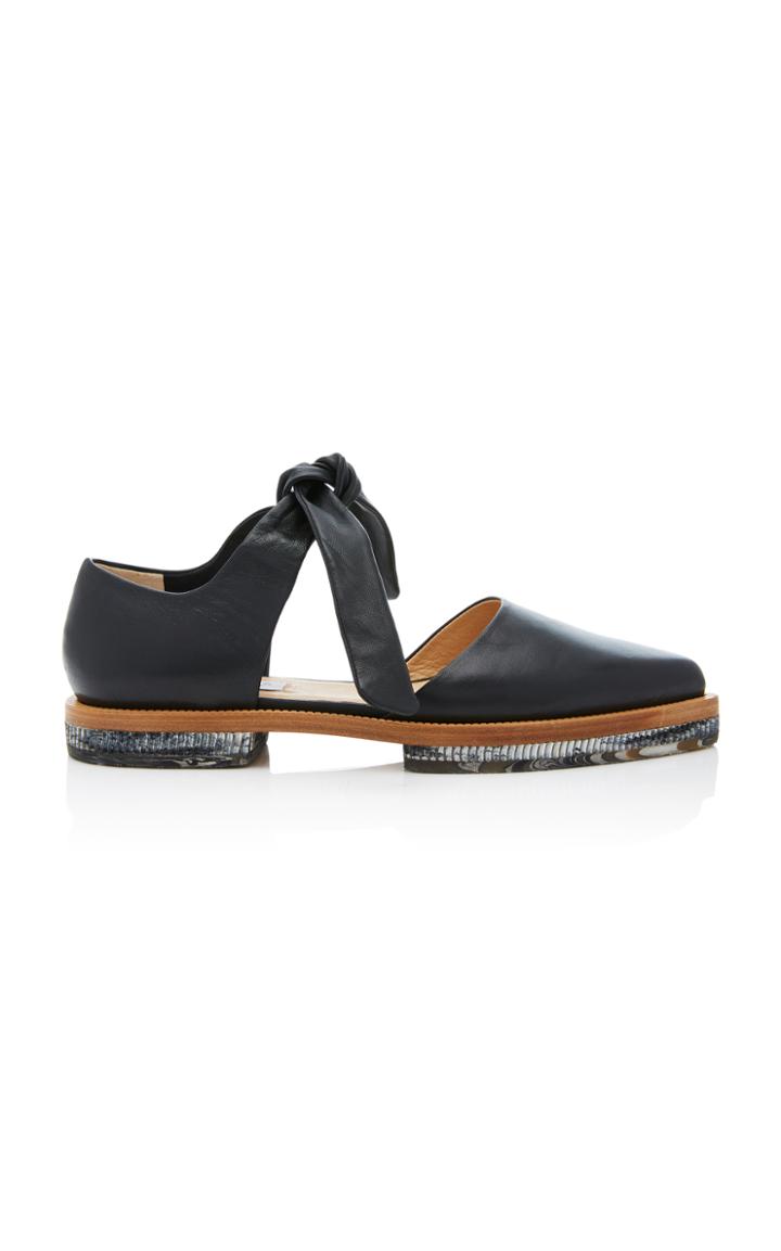 Gabriela Hearst Gary Tie Front Flat