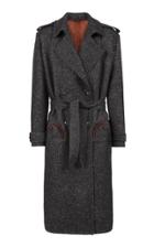 Moda Operandi Blaz Milano Serenade Belted Tweed Coat