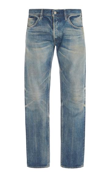 Fabric Brand Shima Mid-rise Slim-leg Jeans