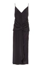 Moda Operandi Acler Portland Drape Split Hem Midi Dress Size: 2
