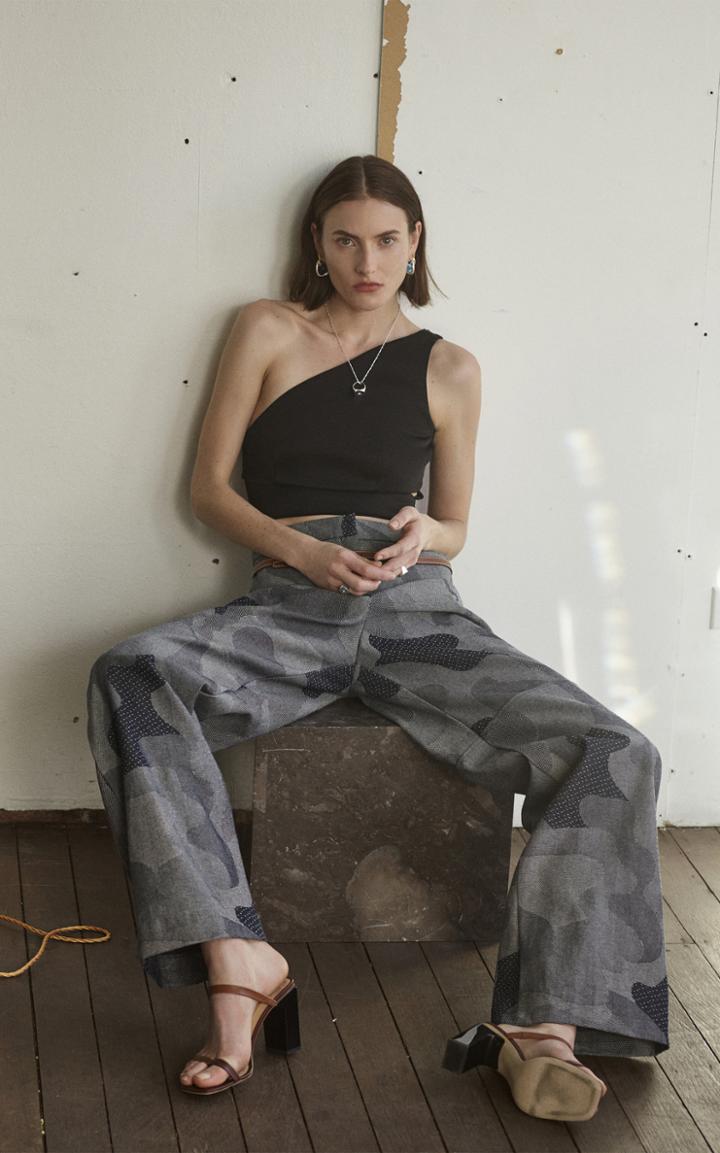 Paris Georgia Eloise One Shoulder Top
