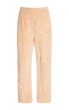 Isa Arfen Crushed Velvet Classic Trousers