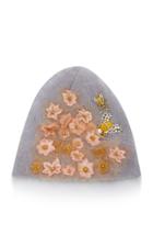 Jennifer Behr Gardenia Embellished Wool And Alpaca-blend Beanie