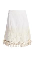Roopa Embroidered Tassel Skirt