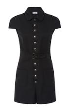 Red Valentino Cap Sleeve Jumpsuit With Belt