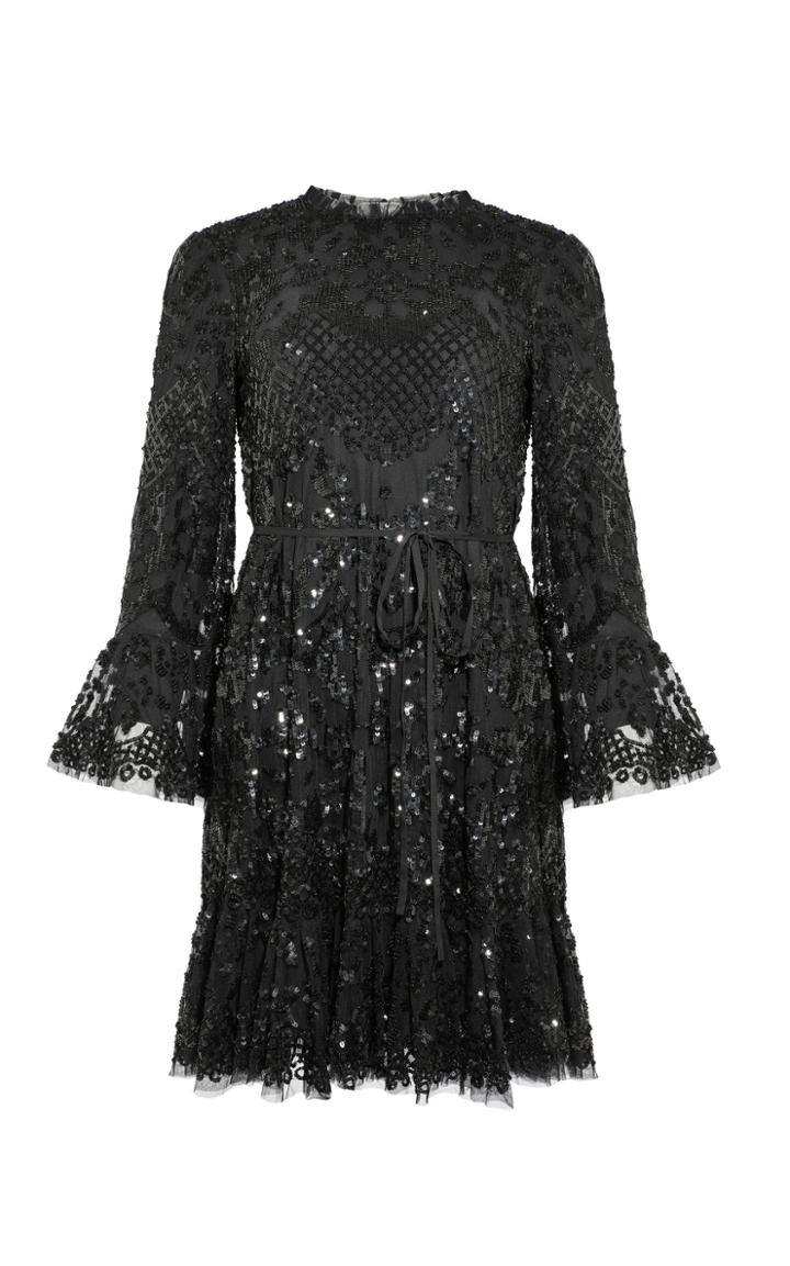 Needle & Thread Lilacs Ruffled Dress