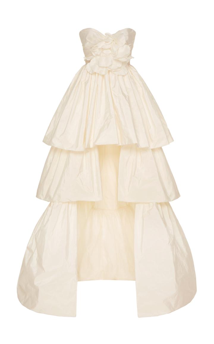 Moda Operandi Oscar De La Renta Embellished Silk-taffeta Gown Size: 0
