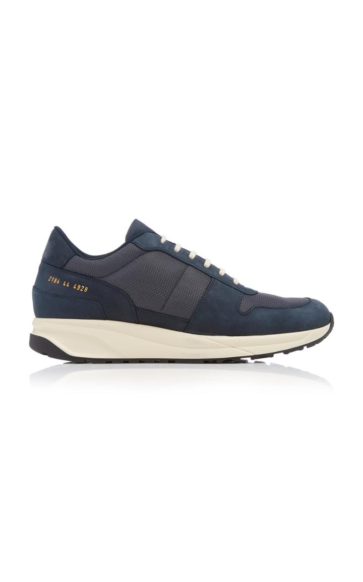 Common Projects Track Vintage Low-top Nubuck Sneakers