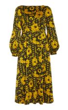 Moda Operandi Banjanan Queenie Printed Crepe Dress