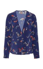 Ciao Lucia Ludavica Printed Silk Top