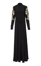 Marei 1998 Forsythia Hand Embroidered Silk Dress