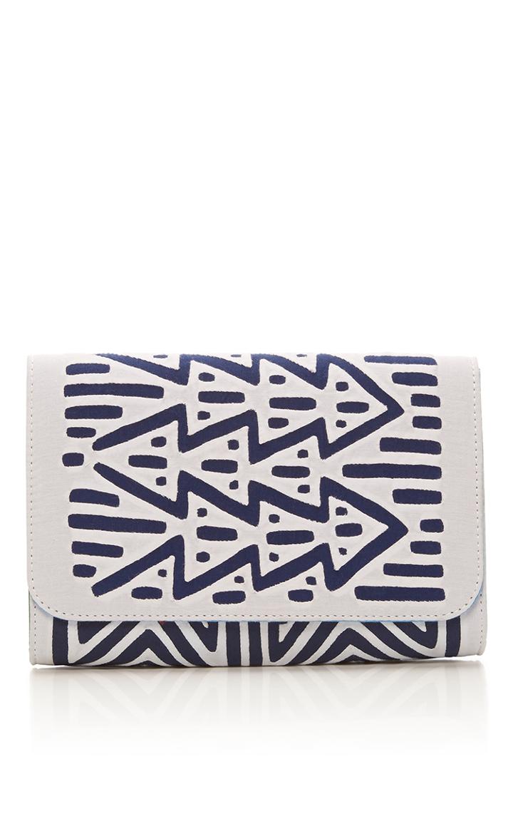 Mola Sasa Indigo Clutch