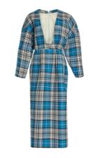 Tata Naka Asymmetric Square Shoulder Dress