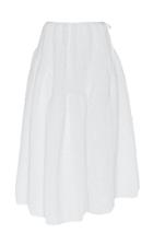 Cecilie Bahnsen Emily Textured Cotton-knit Midi Skirt
