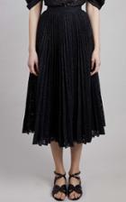 Moda Operandi Elie Saab Broderie Anglaise Midi Skirt