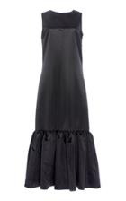 Rahul Mishra Silk Satin Ruffeled Dress