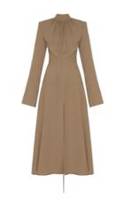 Aleksandre Akhalkatsishvili High-necked Georgette Midi Dress