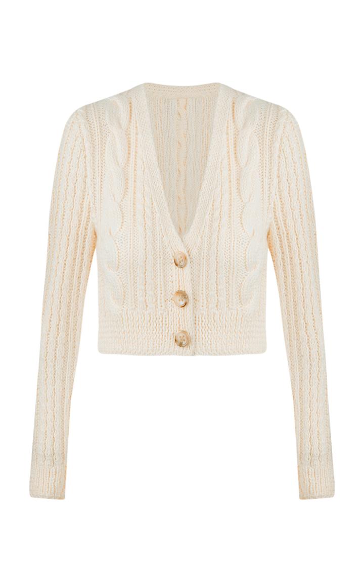 Moda Operandi Anna October Dubilet Wool-blend Cardigan