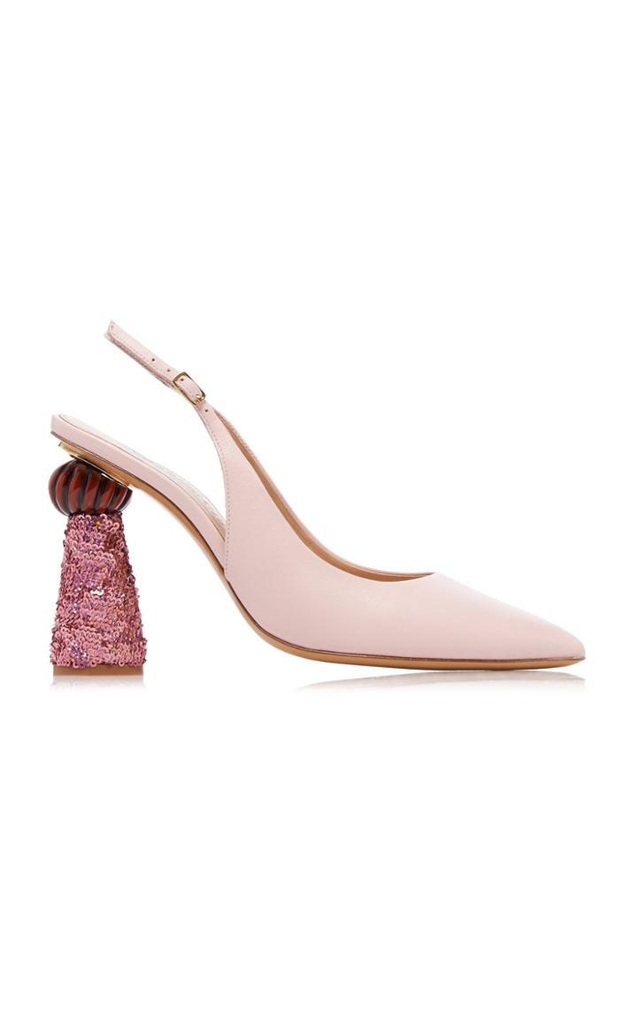 Jacquemus Loiza Block-heel Leather Pumps