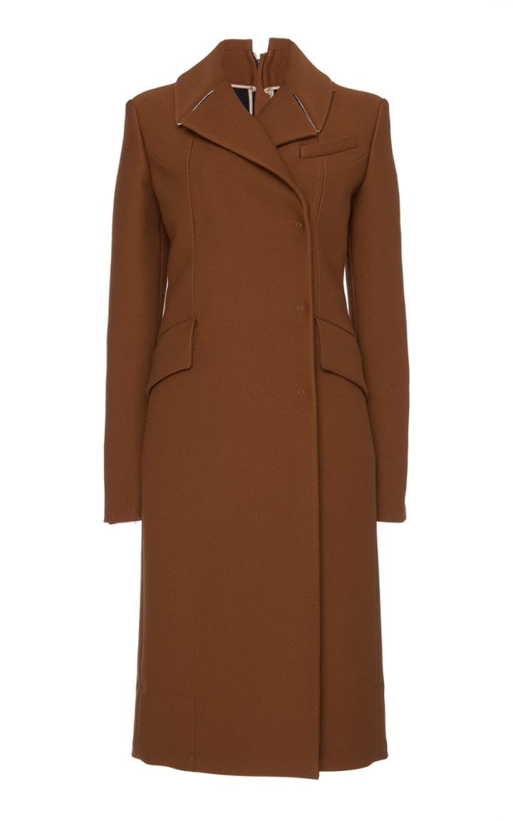 N 21 N&deg;21 Ana Long Collared Twill Jacket