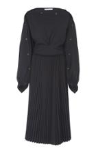 Rejina Pyo Elise Button-accented Wool Maxi Dress