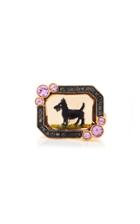 Moda Operandi Francesca Villa 18k Rose Gold Fashion Dog Ring Size: 6.5