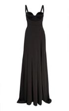 Mugler Corseted Satin Gown