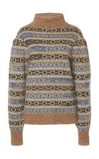 Isabel Marant Toile Ned Intarsia-knit Wool Turtleneck Sweater