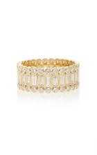 Sydney Evan Baguette And Round Bezel Stacked Eternity Ring